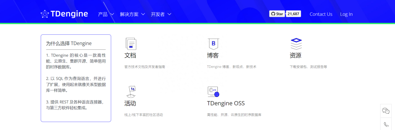 时序数据库 TDengine 官网全新上线，四大亮点抢先看