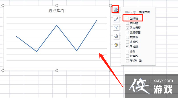 excel折线图没有纵坐标轴