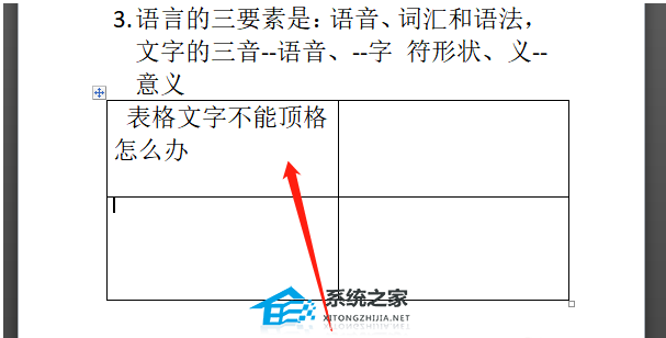 word表格中文字不顶格怎么办