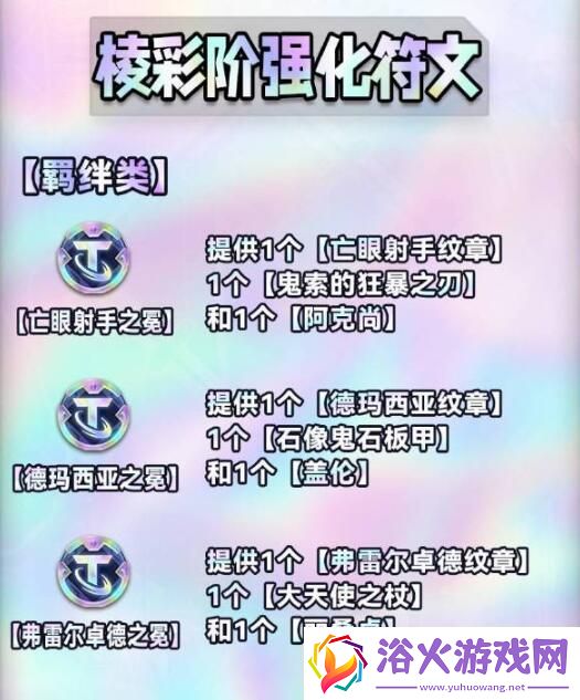 金铲铲之战s9海克斯图鉴都有什么